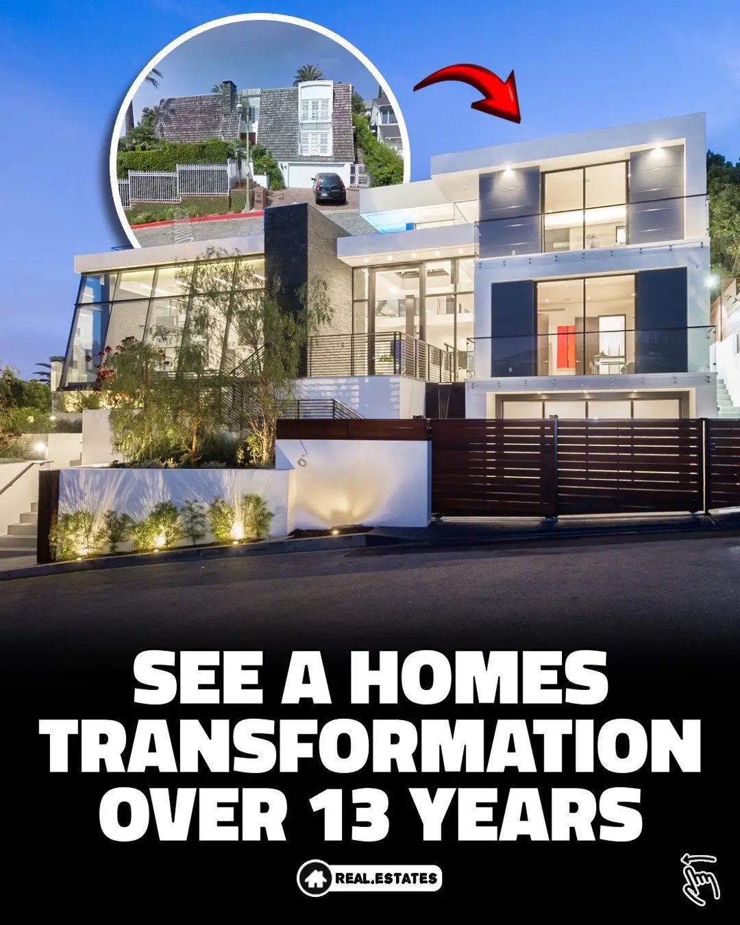 Google maps captured the transformation of a home over 13 years!  #realestate #mansion #googlemaps #luxuryhomes #fyp #Home #